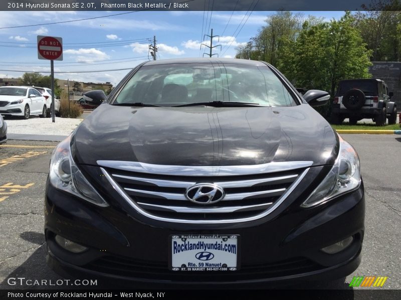 Phantom Black Metallic / Black 2014 Hyundai Sonata SE 2.0T