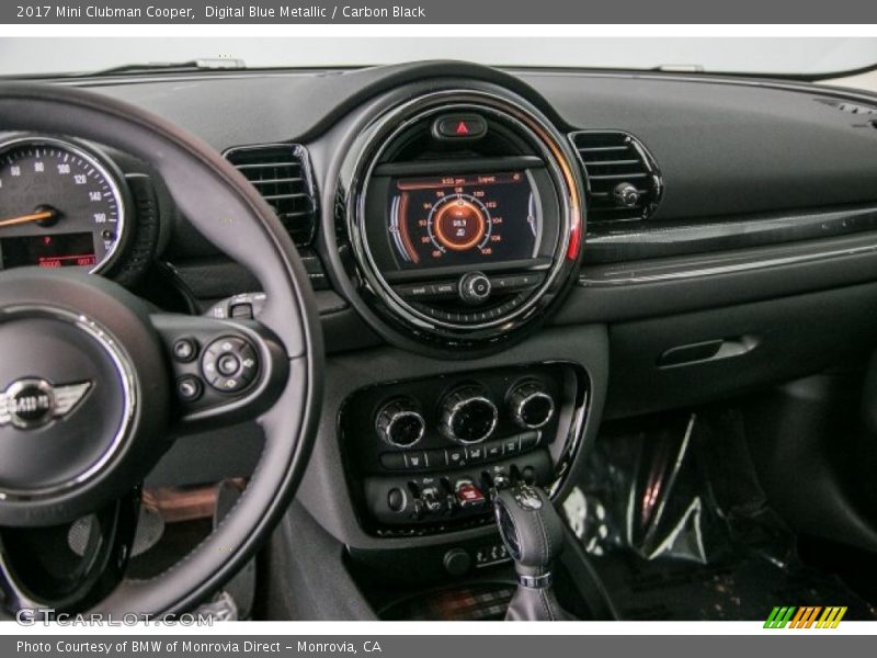 Digital Blue Metallic / Carbon Black 2017 Mini Clubman Cooper