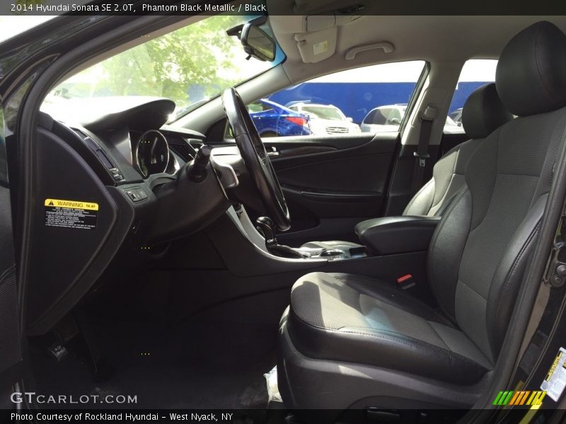 Phantom Black Metallic / Black 2014 Hyundai Sonata SE 2.0T