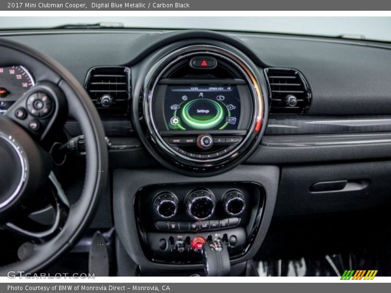 Digital Blue Metallic / Carbon Black 2017 Mini Clubman Cooper