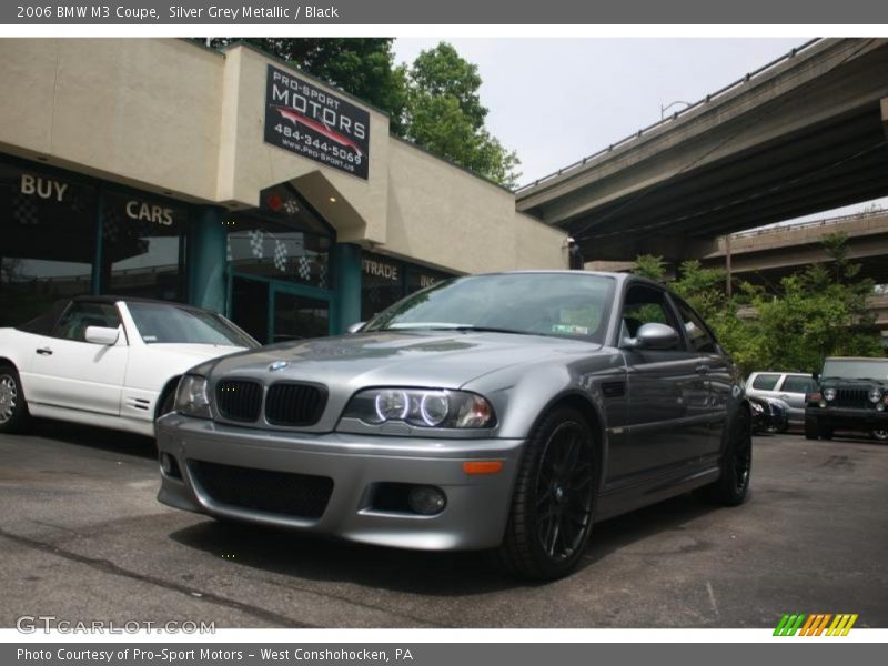 Silver Grey Metallic / Black 2006 BMW M3 Coupe