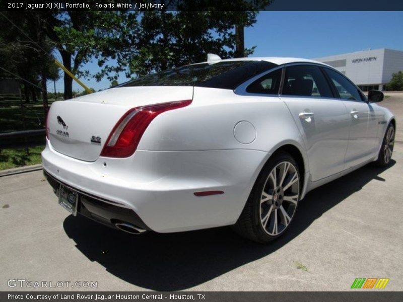 Polaris White / Jet/Ivory 2017 Jaguar XJ XJL Portfolio