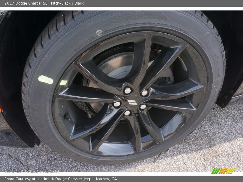 Pitch-Black / Black 2017 Dodge Charger SE