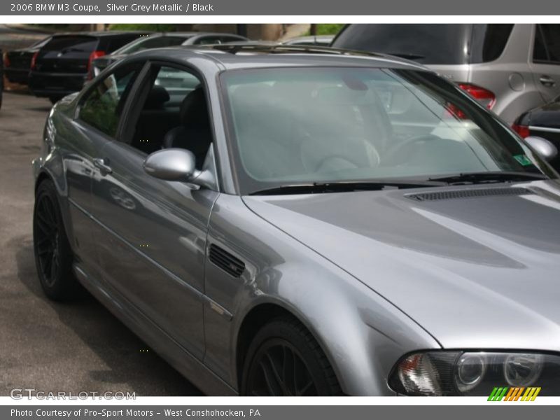 Silver Grey Metallic / Black 2006 BMW M3 Coupe
