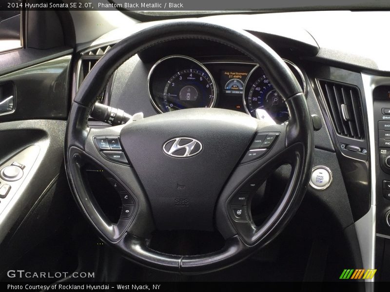 Phantom Black Metallic / Black 2014 Hyundai Sonata SE 2.0T