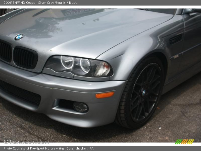 Silver Grey Metallic / Black 2006 BMW M3 Coupe