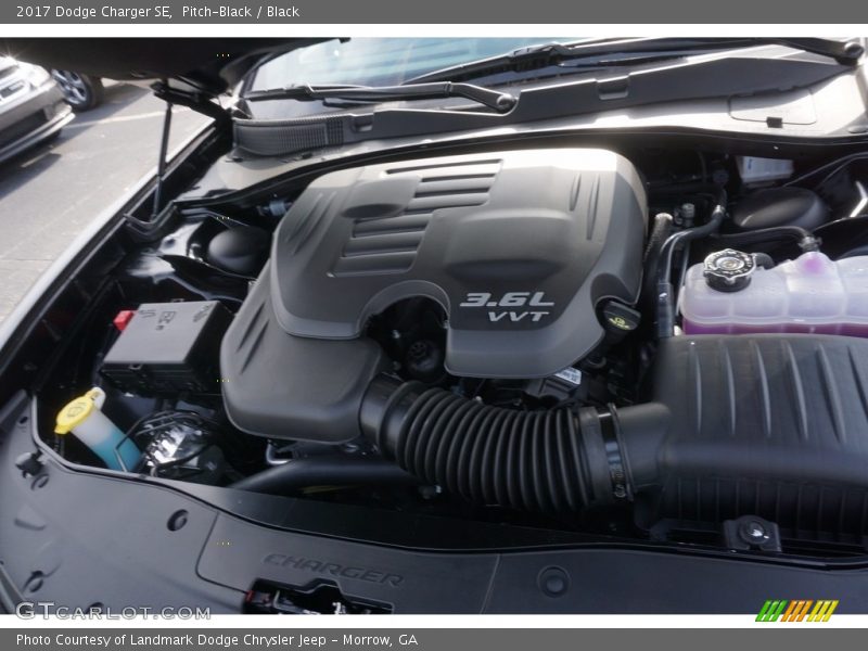 Pitch-Black / Black 2017 Dodge Charger SE