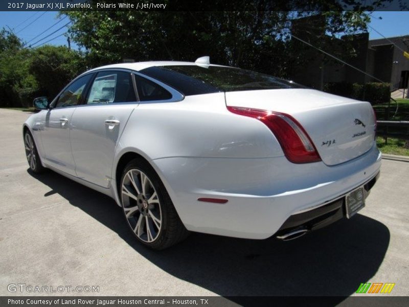 Polaris White / Jet/Ivory 2017 Jaguar XJ XJL Portfolio