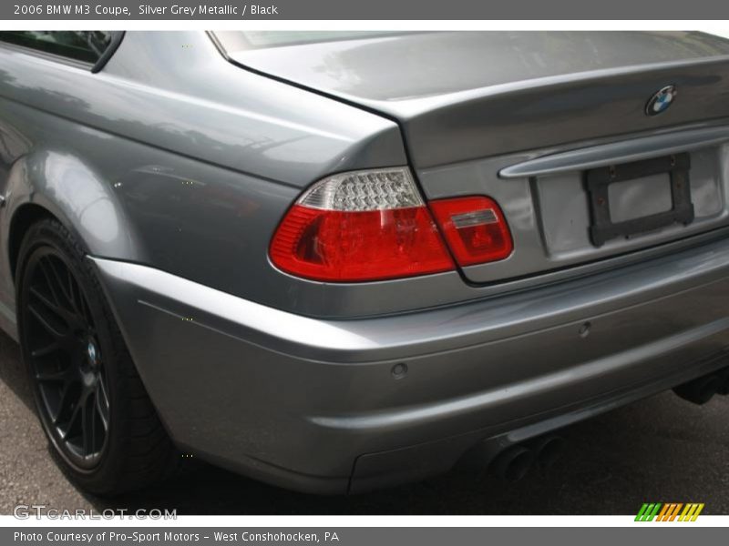 Silver Grey Metallic / Black 2006 BMW M3 Coupe