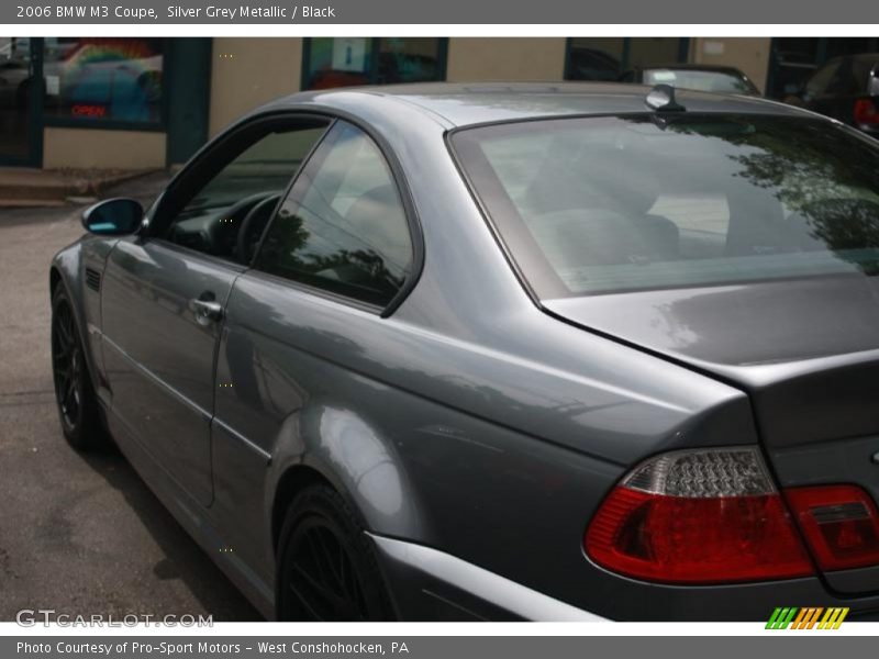 Silver Grey Metallic / Black 2006 BMW M3 Coupe