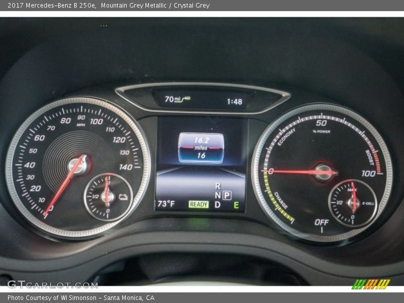 Mountain Grey Metallic / Crystal Grey 2017 Mercedes-Benz B 250e