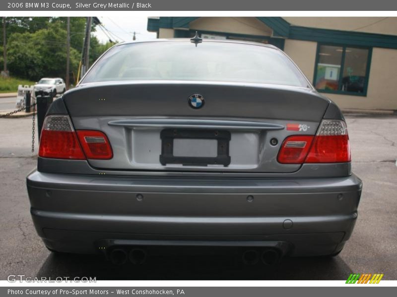 Silver Grey Metallic / Black 2006 BMW M3 Coupe