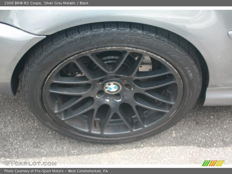 Silver Grey Metallic / Black 2006 BMW M3 Coupe