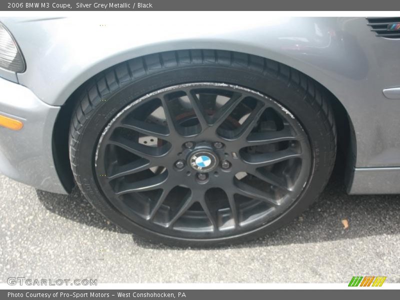 Silver Grey Metallic / Black 2006 BMW M3 Coupe