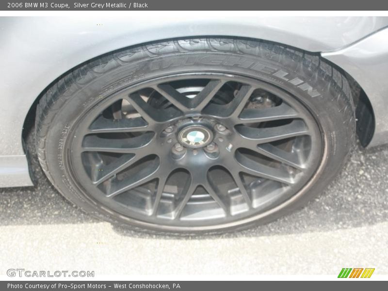Silver Grey Metallic / Black 2006 BMW M3 Coupe