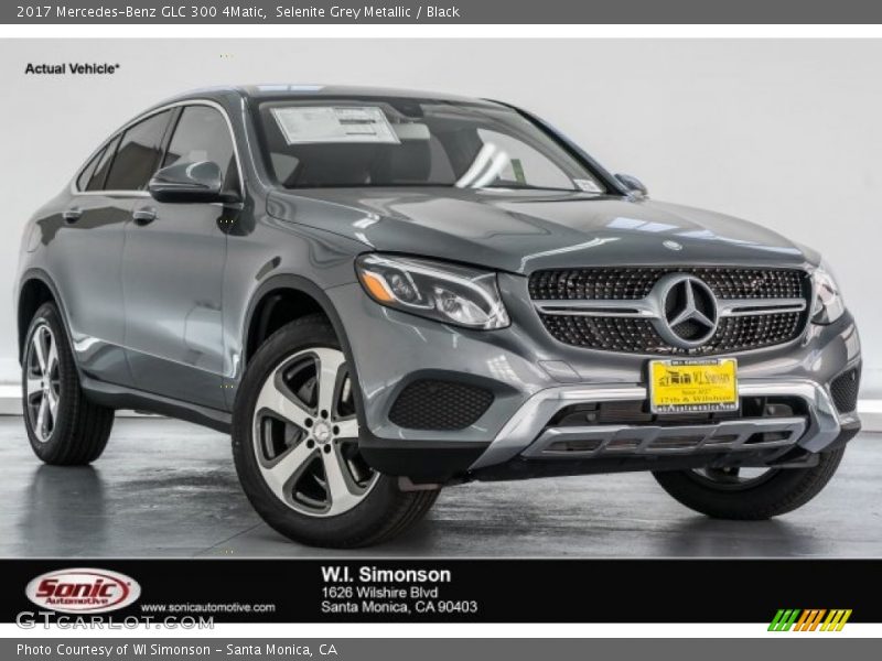 Selenite Grey Metallic / Black 2017 Mercedes-Benz GLC 300 4Matic