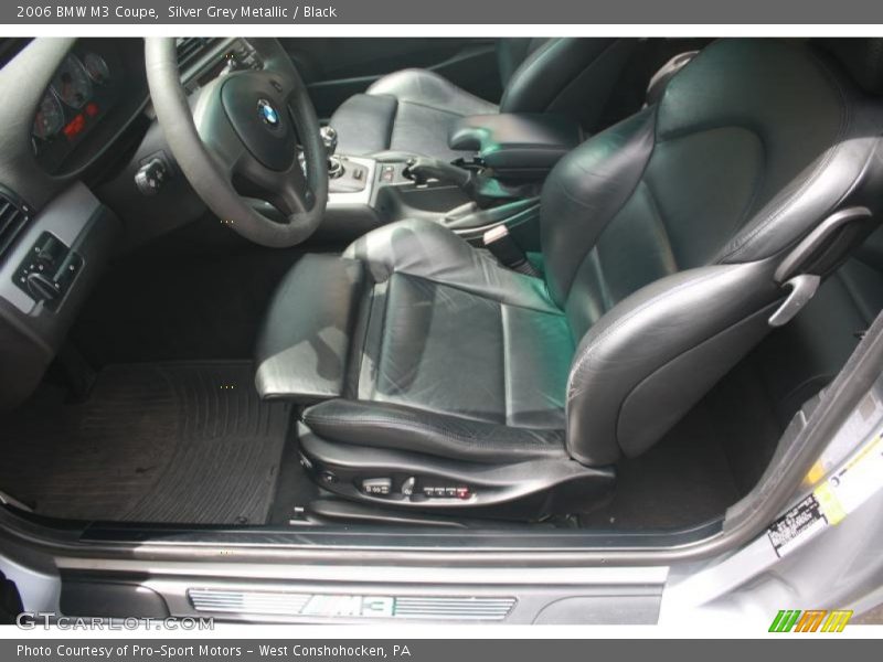Front Seat of 2006 M3 Coupe