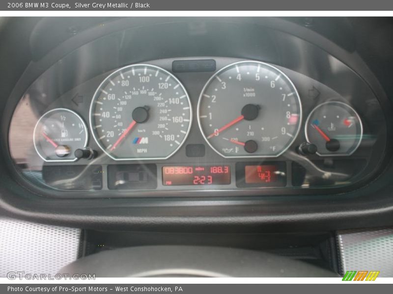  2006 M3 Coupe Coupe Gauges