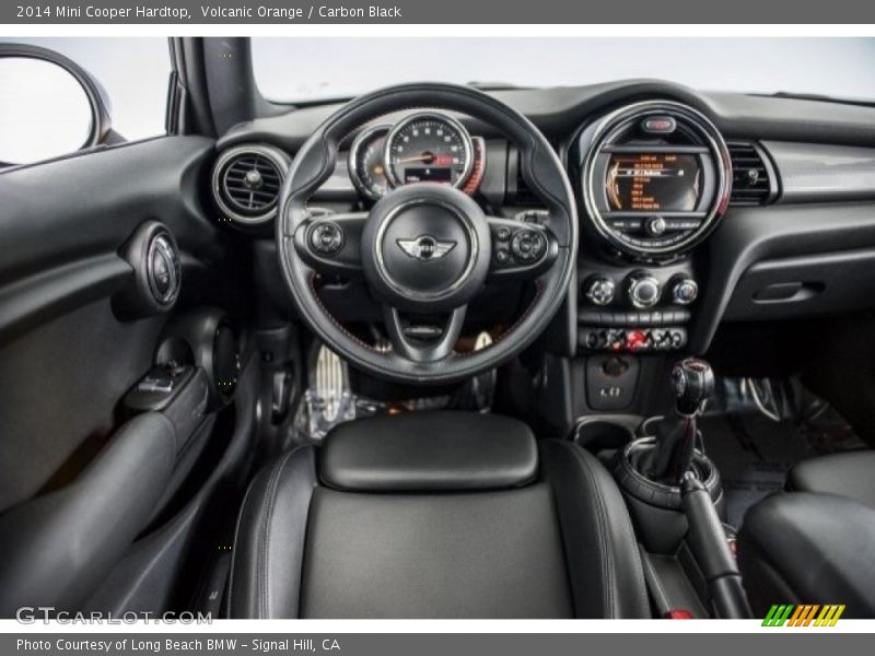 Volcanic Orange / Carbon Black 2014 Mini Cooper Hardtop