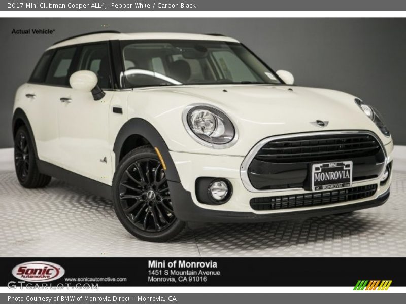 Pepper White / Carbon Black 2017 Mini Clubman Cooper ALL4