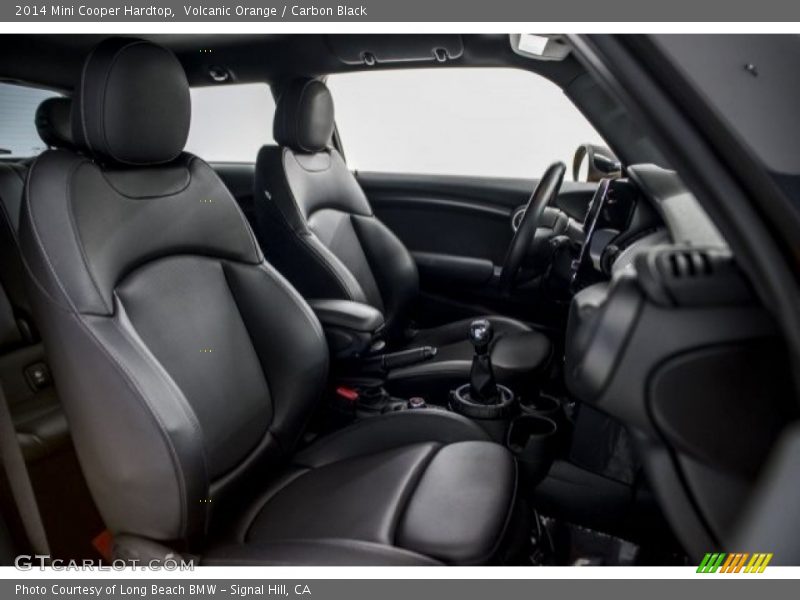 Volcanic Orange / Carbon Black 2014 Mini Cooper Hardtop