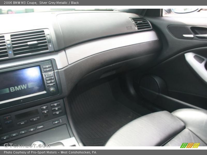 Silver Grey Metallic / Black 2006 BMW M3 Coupe