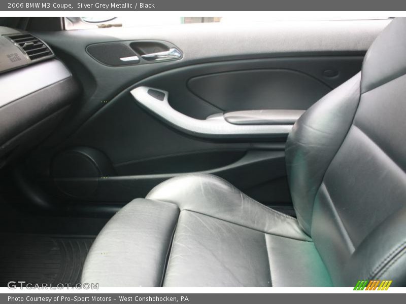 Silver Grey Metallic / Black 2006 BMW M3 Coupe