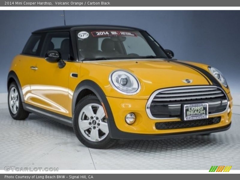 Volcanic Orange / Carbon Black 2014 Mini Cooper Hardtop