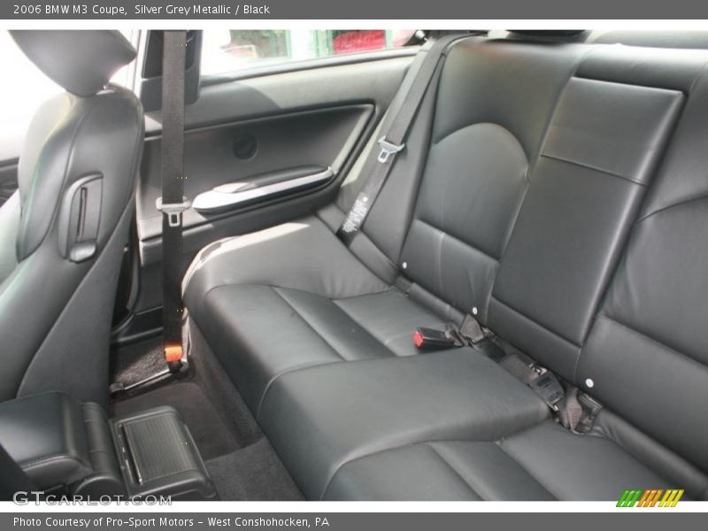 Rear Seat of 2006 M3 Coupe