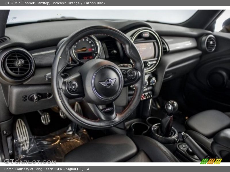 Volcanic Orange / Carbon Black 2014 Mini Cooper Hardtop