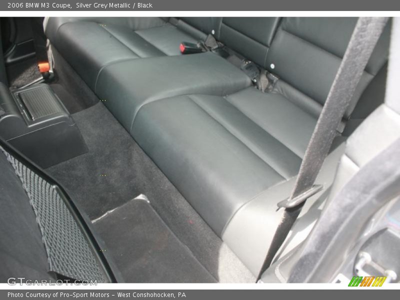 Rear Seat of 2006 M3 Coupe