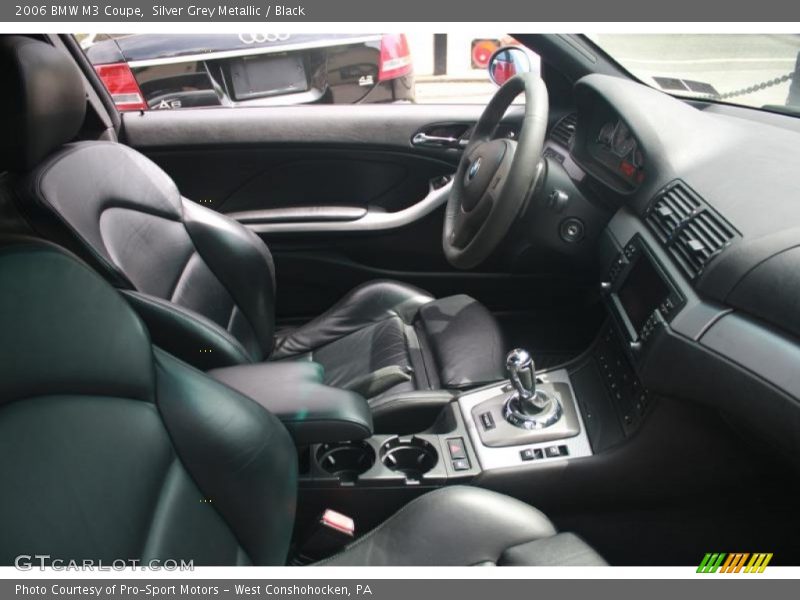 Silver Grey Metallic / Black 2006 BMW M3 Coupe