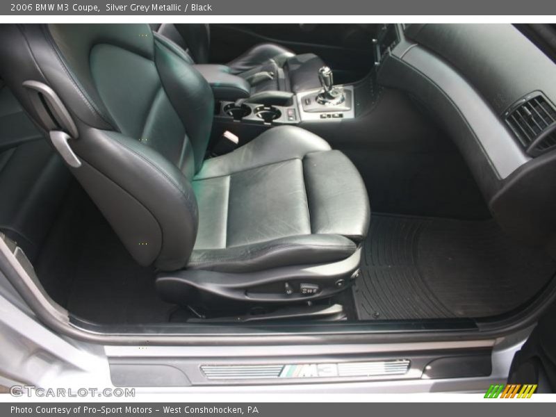 Silver Grey Metallic / Black 2006 BMW M3 Coupe