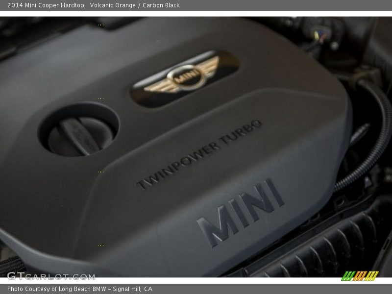Volcanic Orange / Carbon Black 2014 Mini Cooper Hardtop