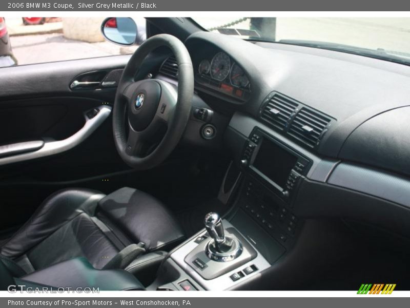 Silver Grey Metallic / Black 2006 BMW M3 Coupe