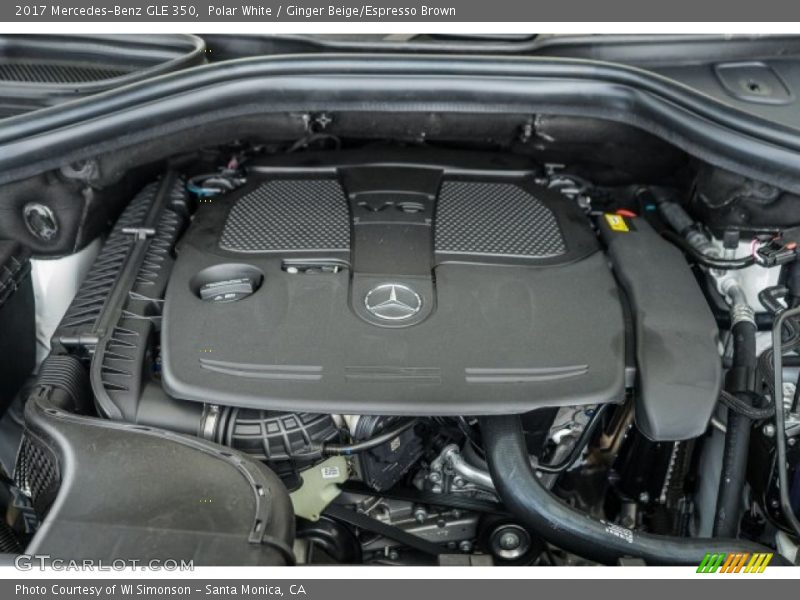 Polar White / Ginger Beige/Espresso Brown 2017 Mercedes-Benz GLE 350