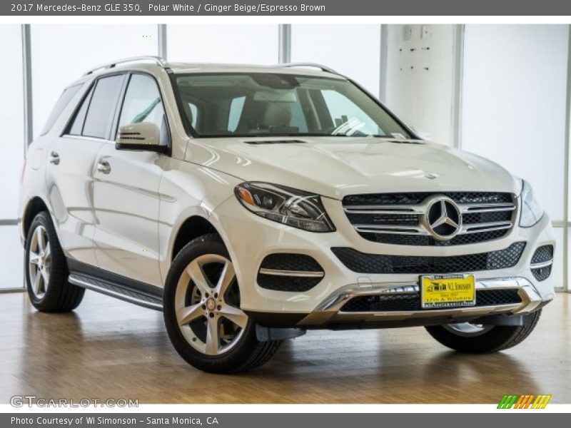 Polar White / Ginger Beige/Espresso Brown 2017 Mercedes-Benz GLE 350