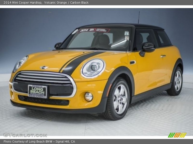 Volcanic Orange / Carbon Black 2014 Mini Cooper Hardtop