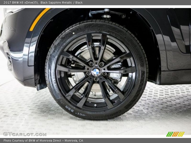 Black Sapphire Metallic / Black 2017 BMW X6 xDrive35i