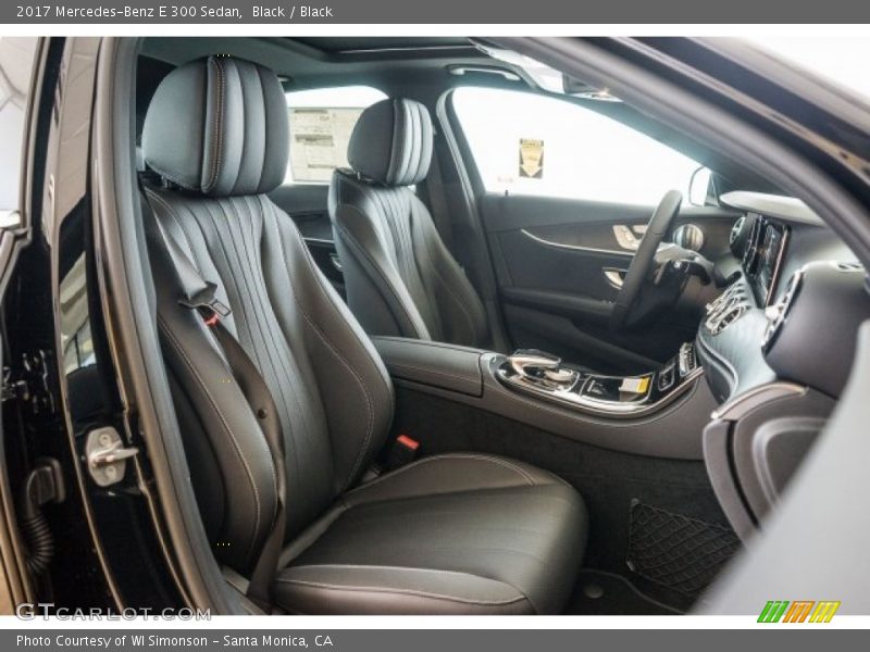 Black / Black 2017 Mercedes-Benz E 300 Sedan