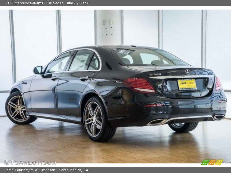 Black / Black 2017 Mercedes-Benz E 300 Sedan