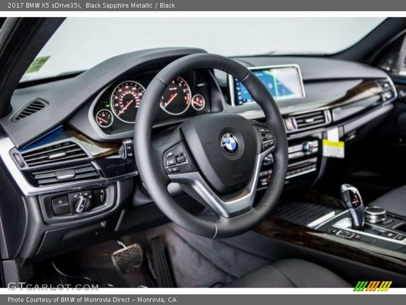 Black Sapphire Metallic / Black 2017 BMW X5 sDrive35i