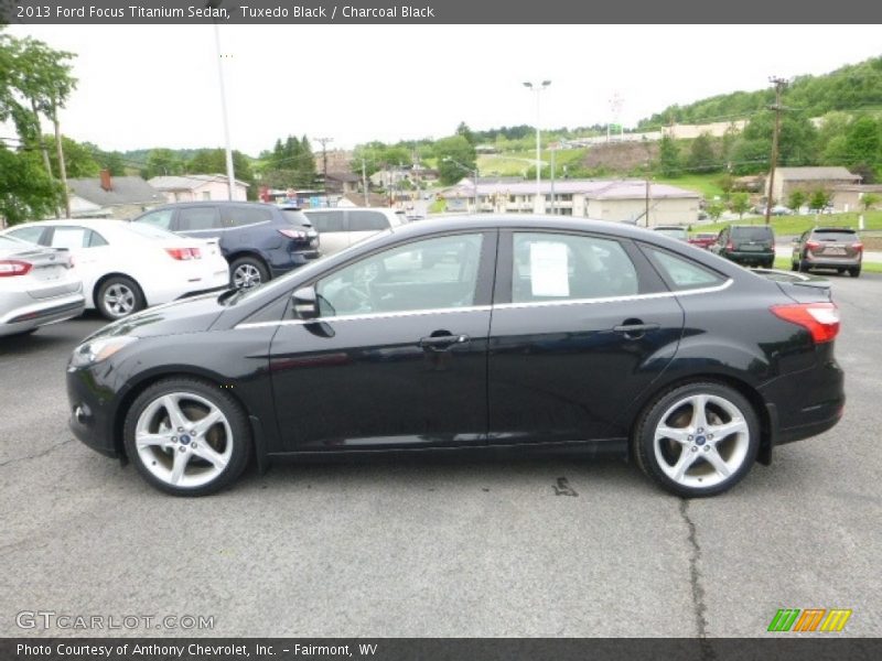 Tuxedo Black / Charcoal Black 2013 Ford Focus Titanium Sedan