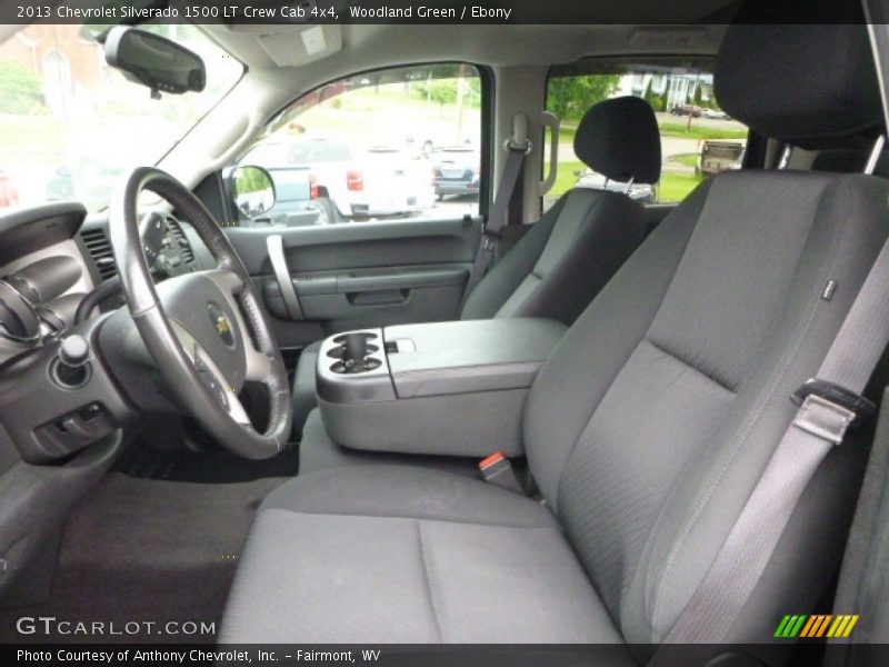 Woodland Green / Ebony 2013 Chevrolet Silverado 1500 LT Crew Cab 4x4