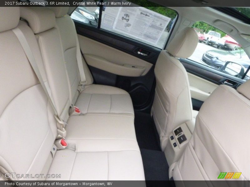 Crystal White Pearl / Warm Ivory 2017 Subaru Outback 3.6R Limited