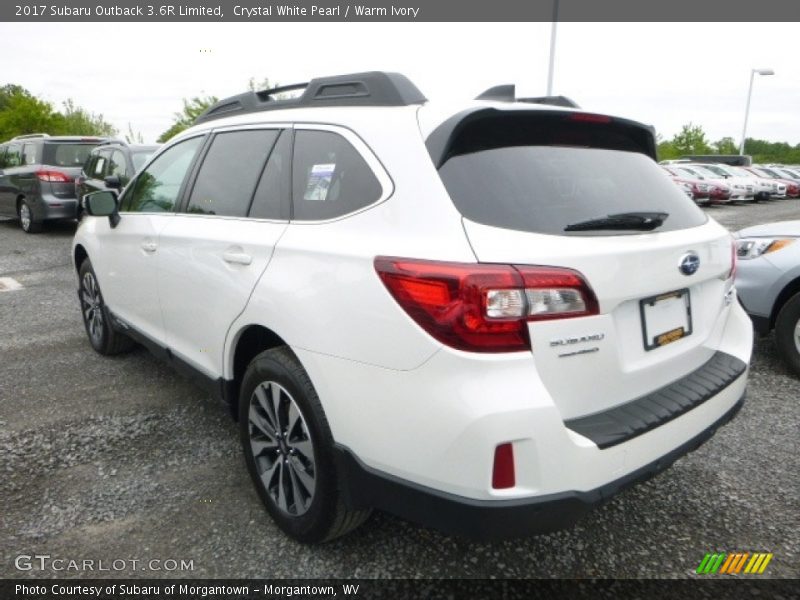 Crystal White Pearl / Warm Ivory 2017 Subaru Outback 3.6R Limited