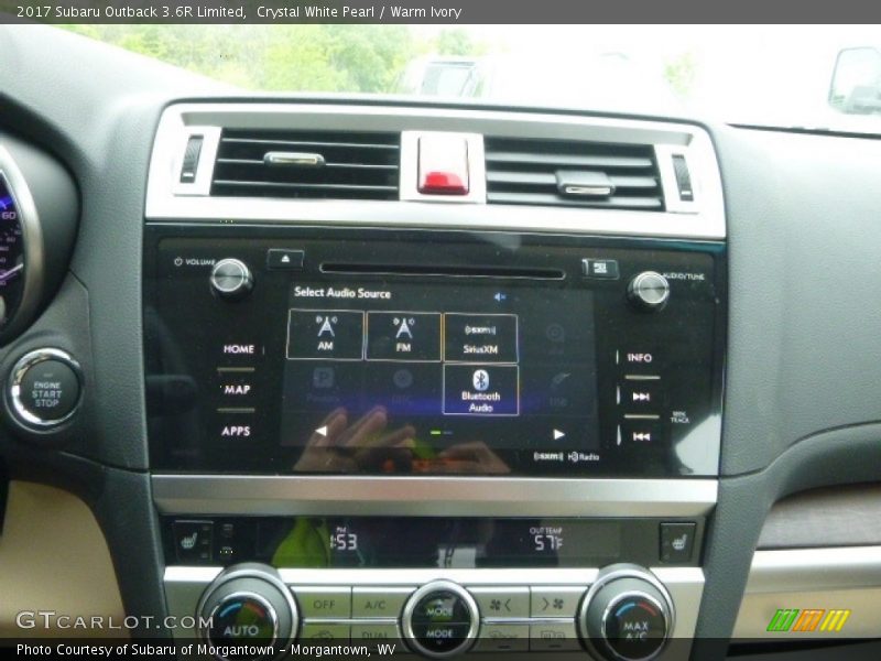 Crystal White Pearl / Warm Ivory 2017 Subaru Outback 3.6R Limited