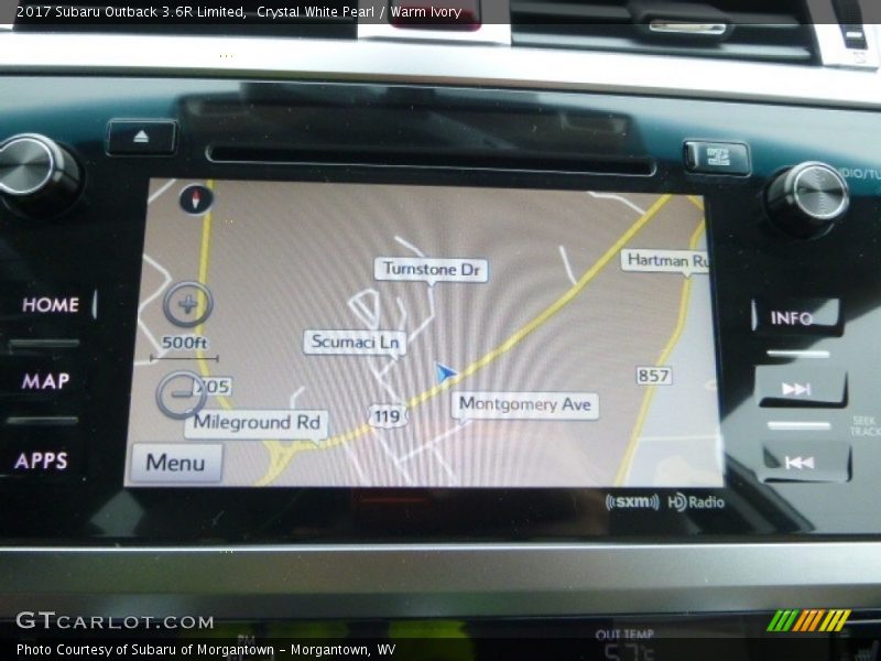 Crystal White Pearl / Warm Ivory 2017 Subaru Outback 3.6R Limited