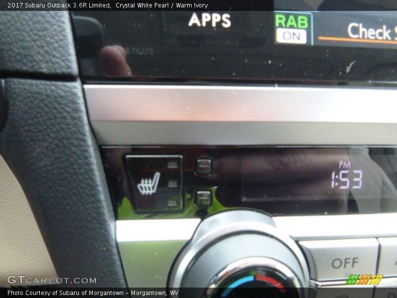 Crystal White Pearl / Warm Ivory 2017 Subaru Outback 3.6R Limited