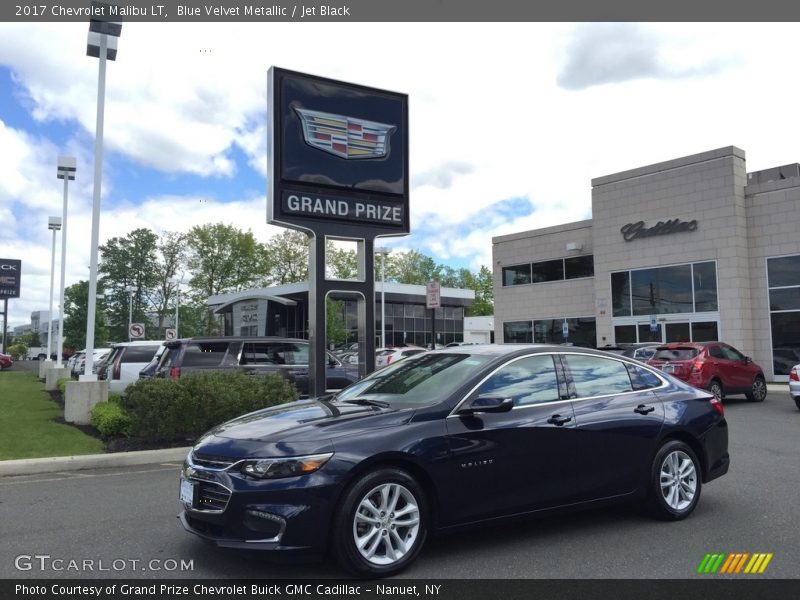 Blue Velvet Metallic / Jet Black 2017 Chevrolet Malibu LT